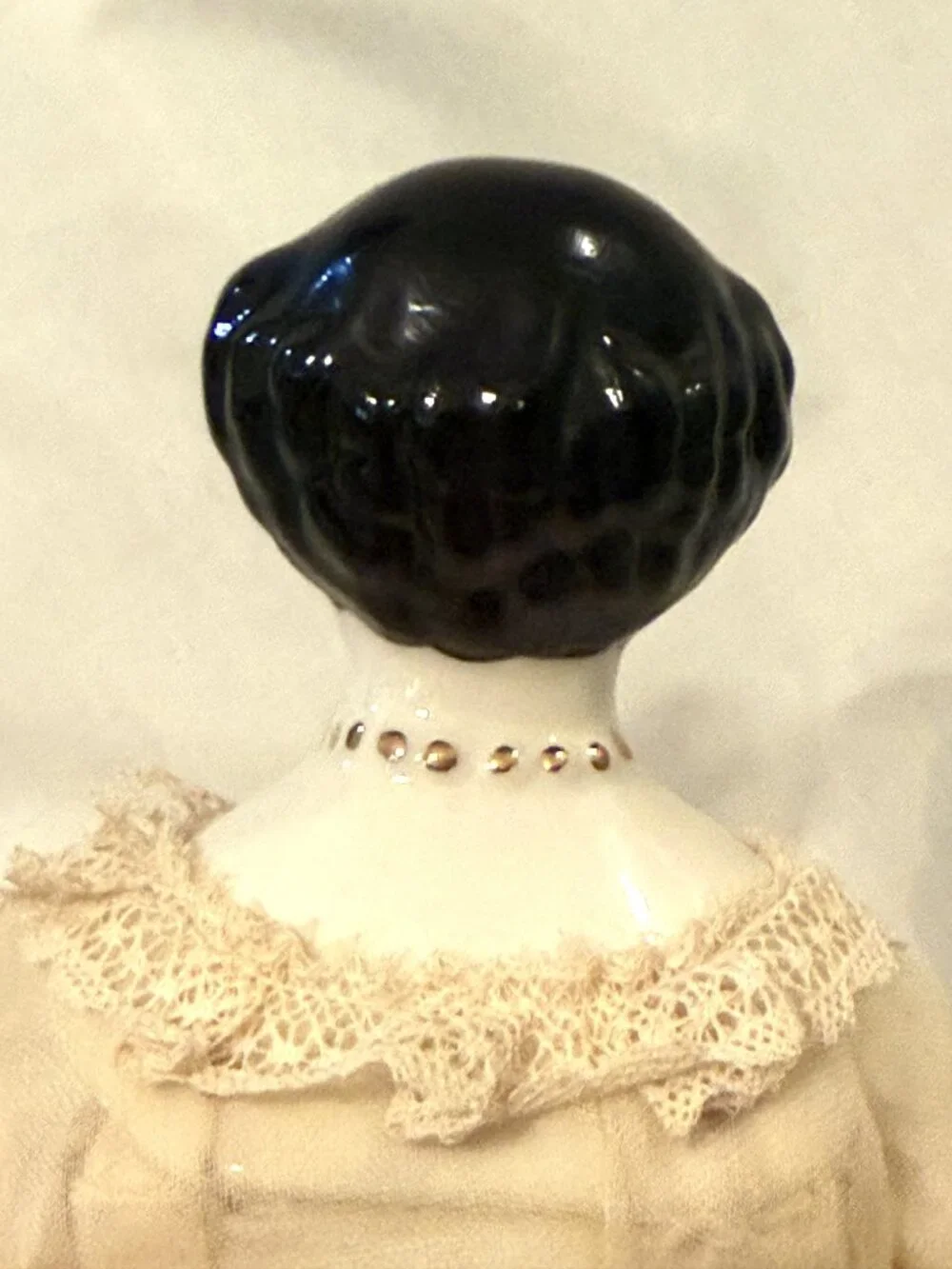 Early Ruth Gibbs Porcelain Hand Painted Shoulder Head Doll Vintage 13